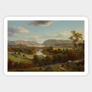 View From New Windsor, Hudson River by David Johnson Magnet